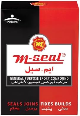 Mseal GP 100 g | Two-Component Epoxy Putty to seal Pipe Leaks, Roof/AC Repairs, Wall Cracks, Wash Basin Fixes & for Quick Moulding & Sealing - Pack of 1