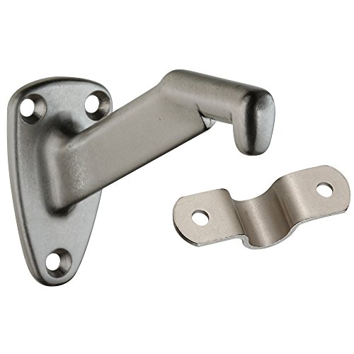 National Hardware N831-052 Handrail Brackets, Satin Nickel