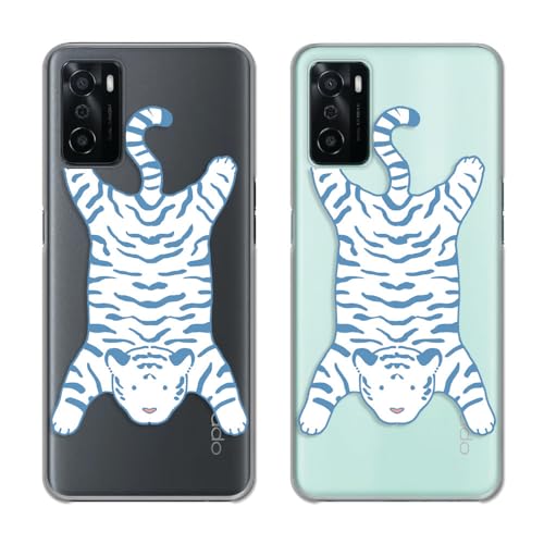 OPPO A55s 5G CPH2309 �݊� �P�[�X �J�o�[ �|���J�[�{�l�[�g�� �X�}�z�P�[�X ���� �v���P�[�X �n�[�h�P�[�X �g���� Tiger [�f�U�C��D] TK-1078D �I�b�|A55s