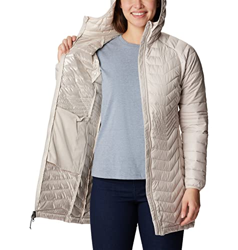 Image of Columbia Women Solid Powder Lite Mid Jacket Hoodie