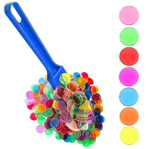 HAMKU 1 barra magnética Azul & 100 discos magnéticos Juego de imanes, Juego magnetico, Juego Imanes Cuerda, Portátil Magnetic Chess Game, Multifuncional Imanes, para Reuniones Familiares