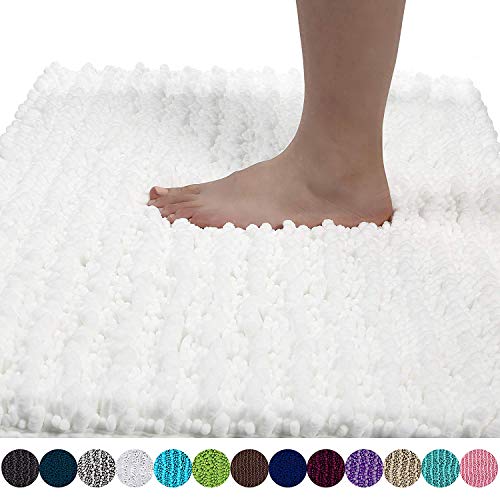 Yimobra Original Luxury Chenille Bath Mat, Soft Shaggy and Comfortable, Large Size, Super