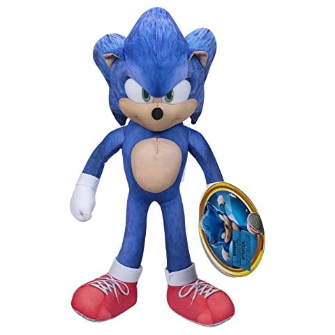 Sonic The Hedgehog Movie, Sonic 2 13" Talking Plush Cover
