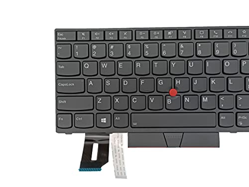 Image of Replacement Backlit Keyboard for Lenovo Thinkpad T14 Gen 1 & T14 Gen 2, Thinkpad P14s Gen 1 & P14s Gen 2 Laptop US Layout P /N: 5N20V43760 SN20V43688