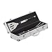 Produktbild Relaxdays Grillbesteck Set, Profi, Edelstahl 3-teilig, Koffer, hochwertig, Grillzange, Grillgabel, Grillwender, Silber