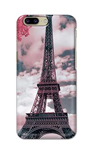 Image of Lovers Famous Place Eiffel Tower in Paris Hard Back Case Cover for OnePlus 5 Back Cover -(J5) VNS2227