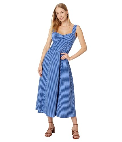 chinese dress ladies Madewell Women's Bianca Dress, Pure Blue Stripe at Amazon Women's Clothing  store