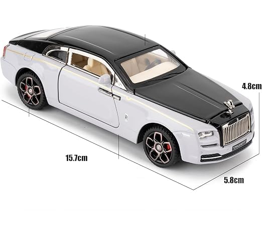 Image of 1 /32 Scale Rolls Royce Wraith Luxury Model Car Toy