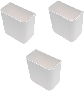 Operitacx Duvara Monte Organizatör 3 Adet Kutu Depolamak Organizatör Beyaz Raf Duvar Duvar Telefonu Şarj Aparatı