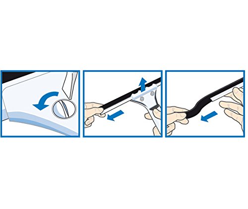 Unger Professional Steel Window And Glass Squeegee With Replacement Rubber, 16 Inch (Pack Of 1) #TOP3
