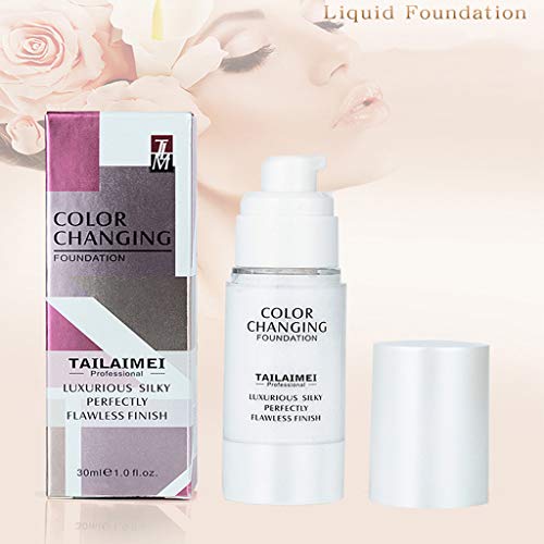 Xinda Changeing Liquid Foundation Concealer Without Dizzy Makeup TLM Color (A)