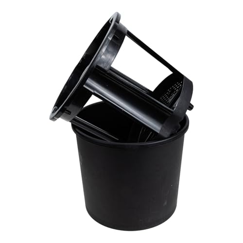 Anneome Secchio per Piantare Patate in PP Resistente Contenitore Doppio Strato per Coltivazione di Arachidi e Piante Vaso Nero Riutilizzabile Diametro 29 CM Adatto per Orto Domestico e