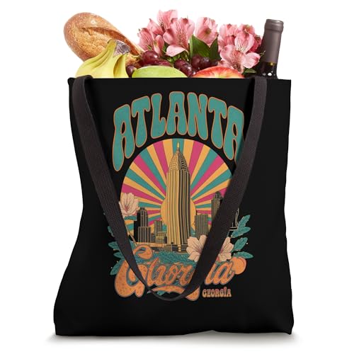 Bolso Tote Retro Souvenir Ciudad Atlanta Vintage miniatura 4