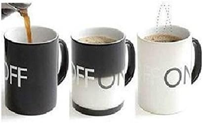 On Off Temperature Controlled Mug Heat Sensitive Mug