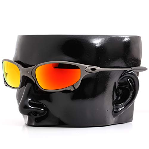 Polarized Ikon Iridium Replacement Lenses for Oakley X-Metal Juliet Sunglasses - Fire Orange Mirror