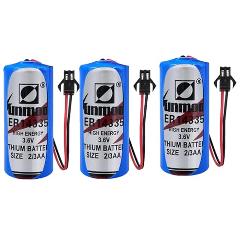 YICUAA�i3����jER14335 1650mAh 3.6V PLC���`�E���o�b�e���[ TL-5955 �ATL-2155 TL-4955 �݊����d�r�i�����v���O)