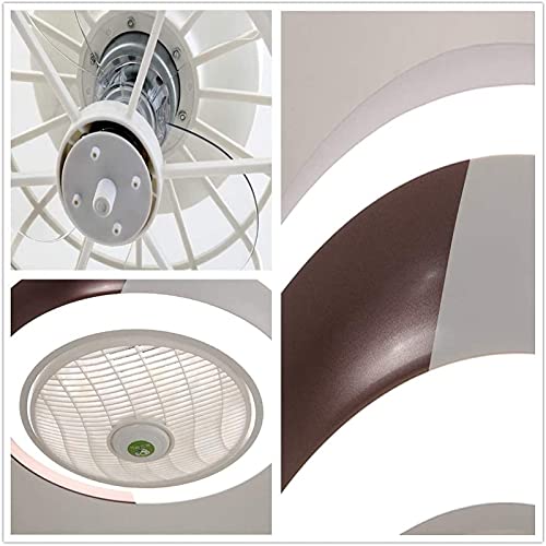 Ventilateur de plafond télécommande et lumière LED variable 40W moderne - 5