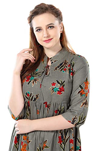 Image of AV2 Women's Rayon Relaxed Fit A Line Maternity Wear