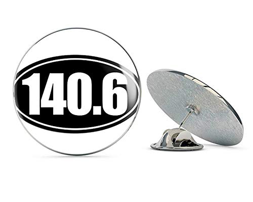 Black Oval 10.6 (Miles) Triathlon (tri Run Swim) Metal 0.75