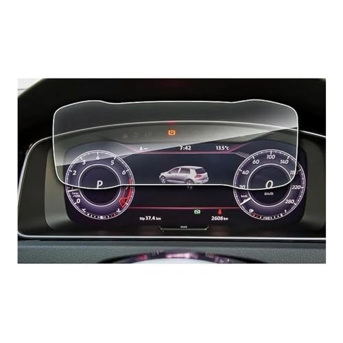 Verre trempé pour tableau de bord Golf 7 protection navigation haut de gamme