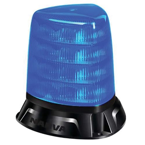 Vision X Lighting 10-33V HD AEROTECH LED Beacon Blue Flange (QUADRA Stack)