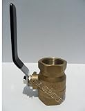New BRASS 1.5' BALL VALVE FPT X FPT FULL FLOW GATE VALVE FOR COMPRESSOR WATER OIL GAS RATED 600 WOG...