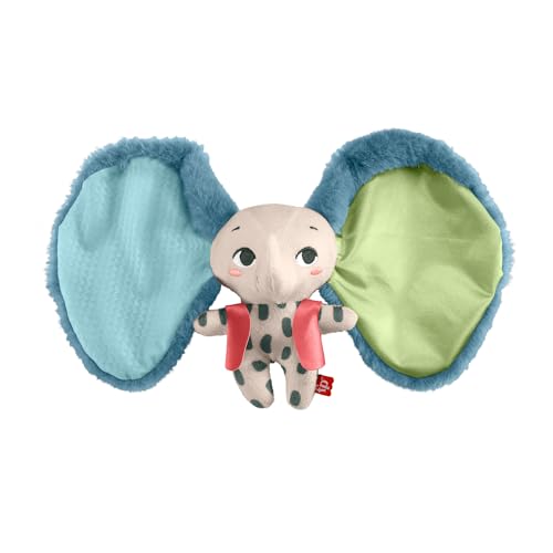 Fisher-Price Riesenohr Elefant - Bezauberndes weiches Plüschspielzeug mit extra großen Ohren, aus 90% recyceltem Kunststoff und FSC-zertifizierte Verpackungen, für Babys ab 3 Monaten, HKD63 Fisher-Price Riesenohr Elefant - Bezauberndes weiches Plüschspielzeug mit extra großen Ohren, aus 90% recyceltem Kunststoff und FSC-zertifizierte Verpackungen, für Babys ab 3 Monaten, HKD63