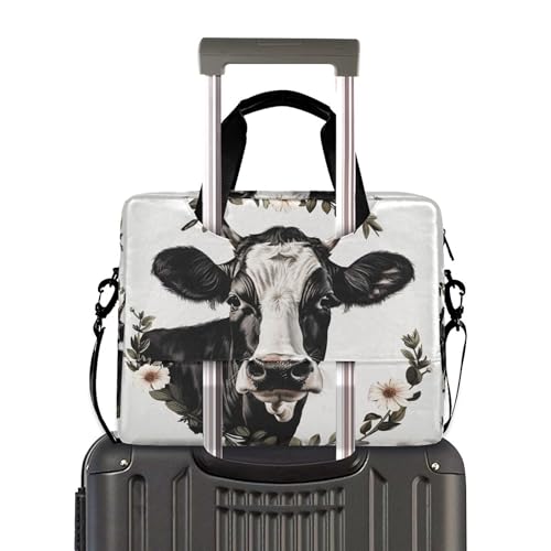 Maletín para portátil ALAZA con diseño de vaca 13-15.6 pulg miniatura 3