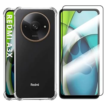 Combo Película 3D + Capa Anti-Impacto para Redmi A3x (Tela 6.71") - C7 Company