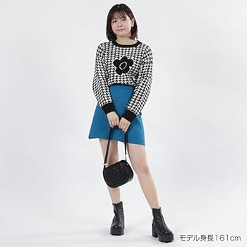 Amazon | [マリークヮント] デイジーニット プルオーバー 千鳥
