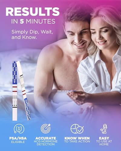 Image of Pelvana HCG Pregnancy Test Strips 20 Count - Accurate Results in 5 Minutes, Easy to Use at Home, Value Pack Ideal for Women Trying to Conceive Naturally & Needing to Test Often - Bulk Pregnancy Tests
