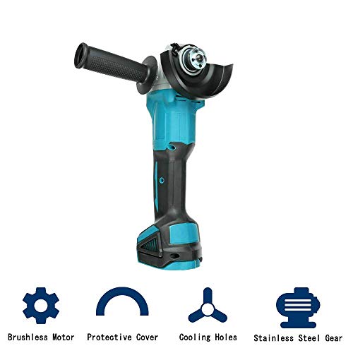 Kacniohen Inalámbrico sin escobillas Amoladora Angular, Herramienta eléctrica...