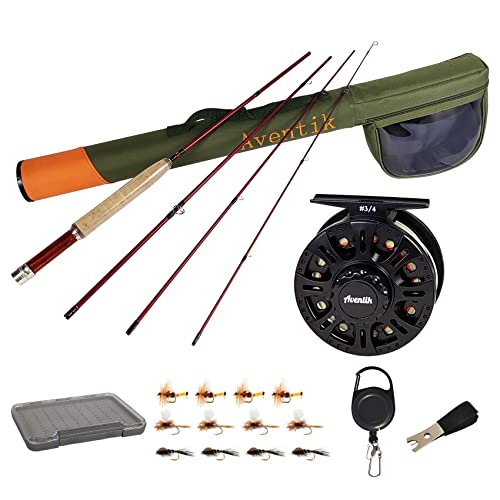 Aventik Extreme Fly Fishing Combo Kit 0/1/2/3/4/5/6 Weight Starter Fly