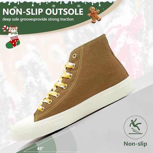 Canvas Shoes for Women Men Sneakers Fashion High Low Tops Christmas Shoes Classic Casual Tennis Running Walking Santa Shoes Unisex2