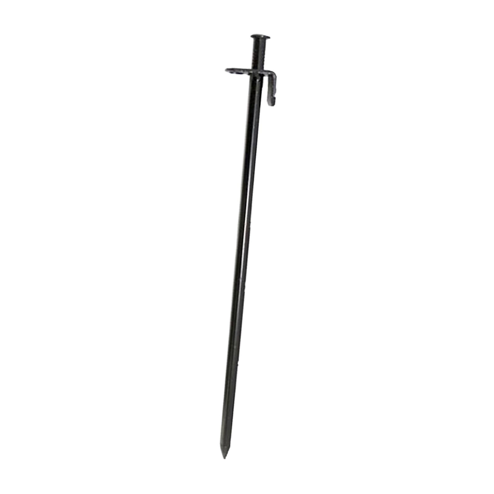 BNF® Tent Stakes & Anchor Pegs | Heavy Duty Steel Metal Ground Nail for Camping & Survival | 12" Length, 9mm Diameter, 180g | Reliable Wind Resistant Tent Pegs Compact & Lightweight, Polished Finish-image-45