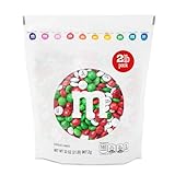 Picture of M&M’S WORLD Christmas Milk Chocolate Candy - 2 Pounds of Holiday Color Chocolate Bulk For Christmas Candy Bags, Decorations, and More