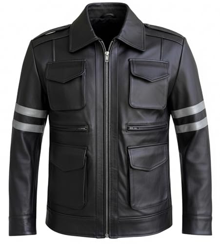 ジャケット・アウター USED LIKE FAKE LEATHER JACKET Ameri（アメリ）の「USED LIKE SYNTHETIC LEATHER JACKET（ライダース