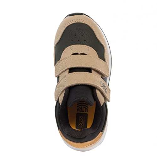 Tênis Infantil Menino Klin Walk 216 Verde Militar/areia/mel