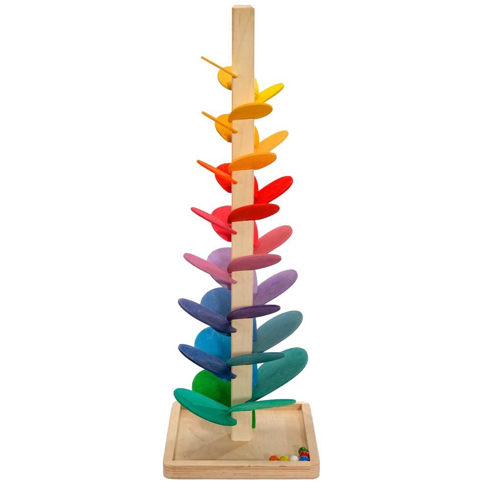 Bartl Klangbaum für Kinder Holz Mehrfarbig Übungen der Stille, Maße: 25cm x 25cm x 73cm, 109303