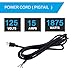 12 AWG Replacement Power Cord 12FT 3 Prong Plug, Open End Heavy Duty 12 Gauge 3 Prong 12 Foot 3 Wire SJT Power Supply Cord NEMA 5-15P, for Power Tool, 12AWG Extension Power Cable