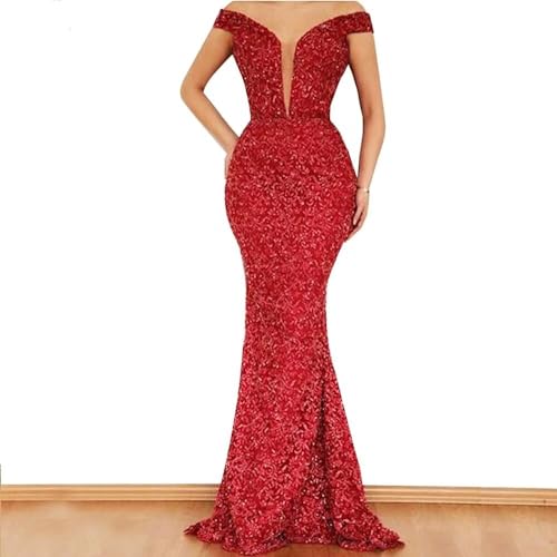 Off Shoulder Sequin Prom Dresses 2024 with Detachable Mermaid Ball Gown Sparkly Formal Dresses with Cape4