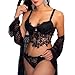 Black Women Lace Matching Going Out Lingeries Underwear Sets for Women Slip Bodycon Sexy Fishnet Triangle Two Piece Low Rise Sets 2026 Clothing Fashion XL