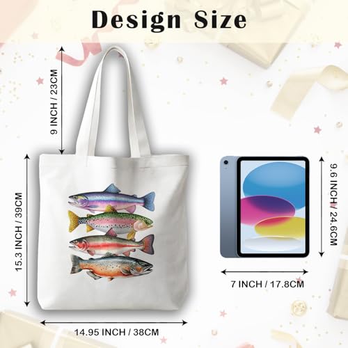 Bolso Tote de Lona de Verano JINYO para Mujer miniatura 6