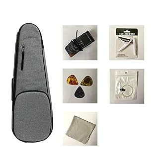 KEPOHK 23″Kit Ukulélé Voyage Débutant Ukelele Imperméable Avec Sac/Bandoulière/Capodastre/Cordes/Médiators/Tissu 23inches Noir - Les Beatles, Paul McCartney, John Lennon, RIngo Starr, George Harrison KEPOHK 23"Kit Ukulélé Voyage Débutant Ukelele Imperméable Avec Sac/Bandoulière/Capodastre/Cordes/Médiators/Tissu 23inches Noir – Image 2