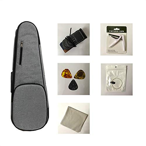 KEPOHK 23″Kit Ukulélé Voyage Débutant Ukelele Imperméable Avec Sac/Bandoulière/Capodastre/Cordes/Médiators/Tissu 23inches Noir - Les Beatles, Paul McCartney, John Lennon, RIngo Starr, George Harrison KEPOHK 23"Kit Ukulélé Voyage Débutant Ukelele Imperméable Avec Sac/Bandoulière/Capodastre/Cordes/Médiators/Tissu 23inches Noir – Image 3