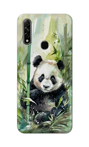 Image of Printed Hard Back Cover for Oppo A31 Back Cover (Panda -J1) -190724(EA)