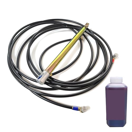 Bomunik Trunk lid hydraulic cylinder 2000-2008 For BMW E66 E67 E65 745i 750i 760i Replacement # 51247202868 (Hydraulic strut with oil pipe + hydraulic oil)