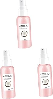 FRCOLOR 3 Pçs Massagem Óleo De Coco Corpo Óleo De Coco Cuidados Com A Óleo De Coco Cuidados Com O Cabelo Óleo De Coco Óleos De Massagem Corporal Removedor De Maquiagem Óleo Essencial