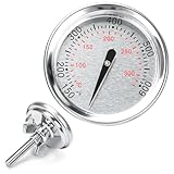 60540 67031 Grill Thermometer for Weber GS4 Spirit I & II 200, Spirit I & II 300 Series, Q 120/220/300/320, Grill Temperature Gauge for Weber 22'' & 26'' Kettles, for Part 60540 7581, 1-13/16' Dia