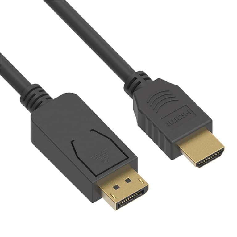 10Ft DisplayPort to HDMI 4K/30Hz 30AWG, 5 Pack